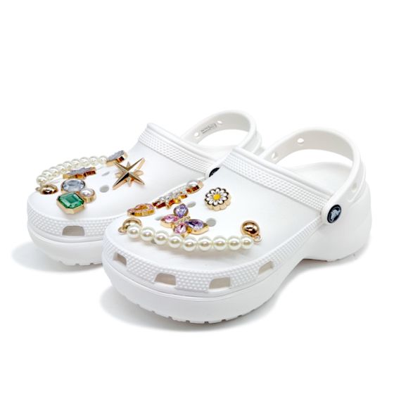 Crocs Classic Platform Clog 'White'
