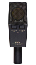AKG C414XLII микрофон конденсаторный оптимизированный для озвучивания и записи вокала (поп-фильтр PF80 в комплекте)