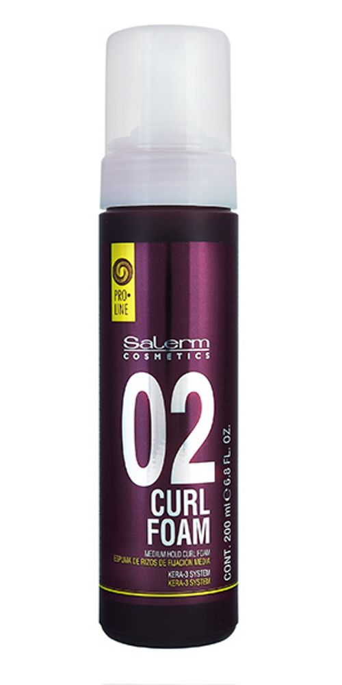 Пенка для кудрей SALERM PR.CURL FOAM, 200 мл