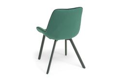 "Диана" стул из велюра, цвет зеленый