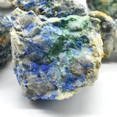 Минерал азурмалахит 37*30*22 мм, 30-39 гр.