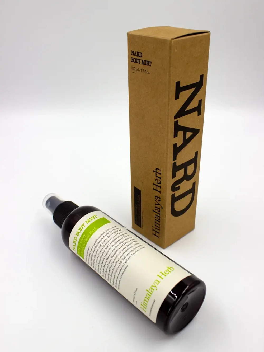 BOUQUET GARNI NARD - СПРЕЙ ДЛЯ ТЕЛА С ЭКСТРАКТОМ ЛИМОНА И МЯТЫ BODY MIST LEMON MINT, 200 МЛ