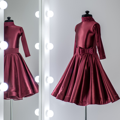 Emilia 1-21-01-B | Платье для спортивных бальных танцев | Vasileva Dance