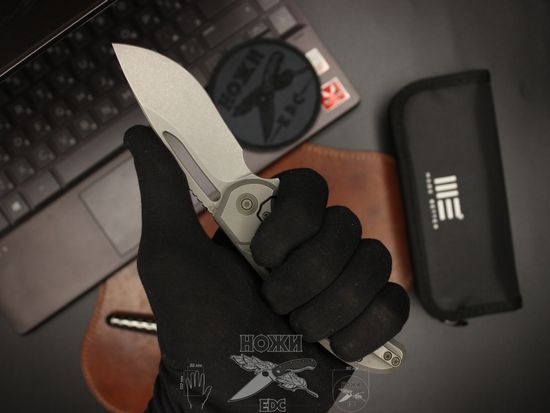 Складной нож WE Knife Minax 2007B c клинком из стали CPM-20CV, рукоять титан