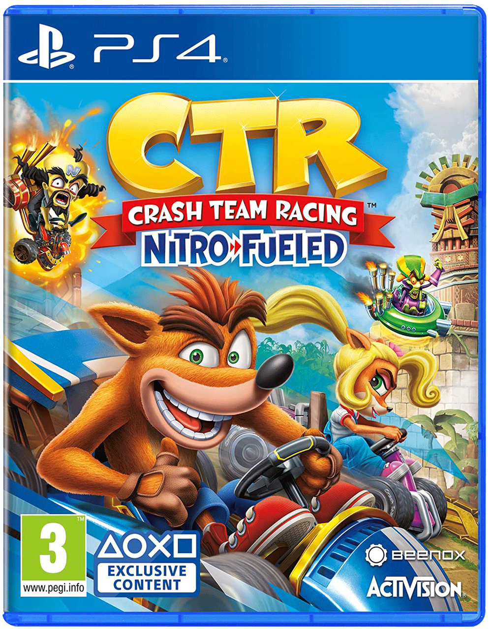 Игра Crash Team Racing (CTR) Nitro-Fueled (Английская версия) для PlayStation 4