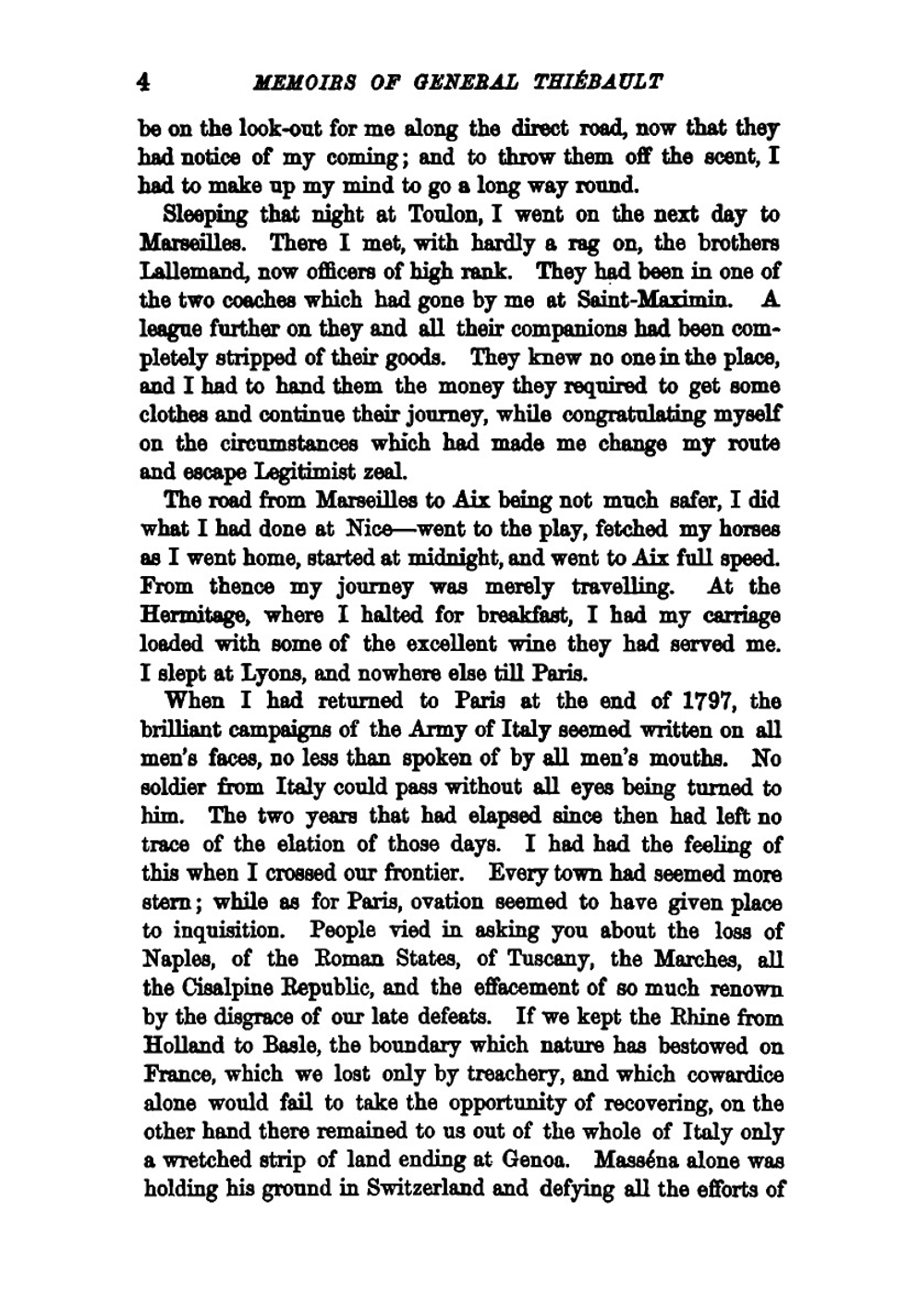 The memoirs of Baron Thiébault. (late lieutenant-general in the French army) | Paul Charles François Adrien Henri Dieudonné Thiébault