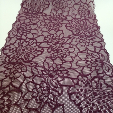 Кружево эластичное, сливовое вино