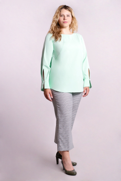 Блузка женская 3718ВП, тиффани #86Т093718ВП