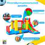 Батут для дачи "Замок радости" 3.4*2.8*2,05 м