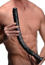 Черный анальный фаллоимитатор Hosed Realistic Anal Dildo - 50,8 см. (Цвет: черный)