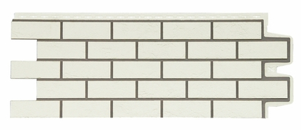 Фасадная панель Grand Line Состаренный кирпич Премиум Пломбир 0,39м2