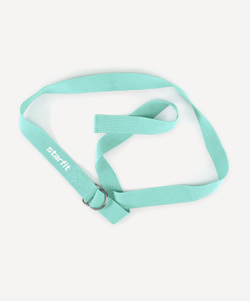 Ремень для йоги YB-100 183 см, хлопок, мятный