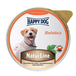 Консервы для собак паштет из Индейки, 125г Happy Dog Natur Line ламистер