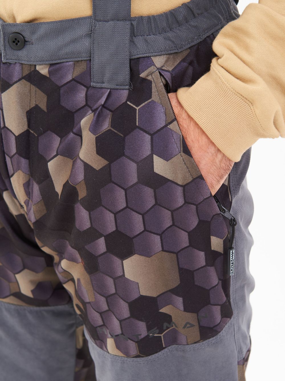 Костюм демисезонный Горка-Люкс ткань Исландия/Алова цвет Серый/КМФ 001