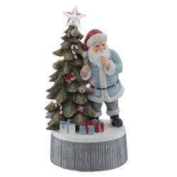 GAEM Фигурка декоративная с музыкой "Новый год" (3xLR44, прилаг.), L12 W11 H22,5 см, 2в.