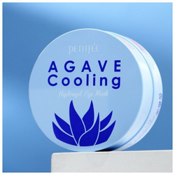 Petitfee охлаждающие гидрогелевые патчи с экстрактом агавы Agave cooling hydrogel eye mask, 60 шт.