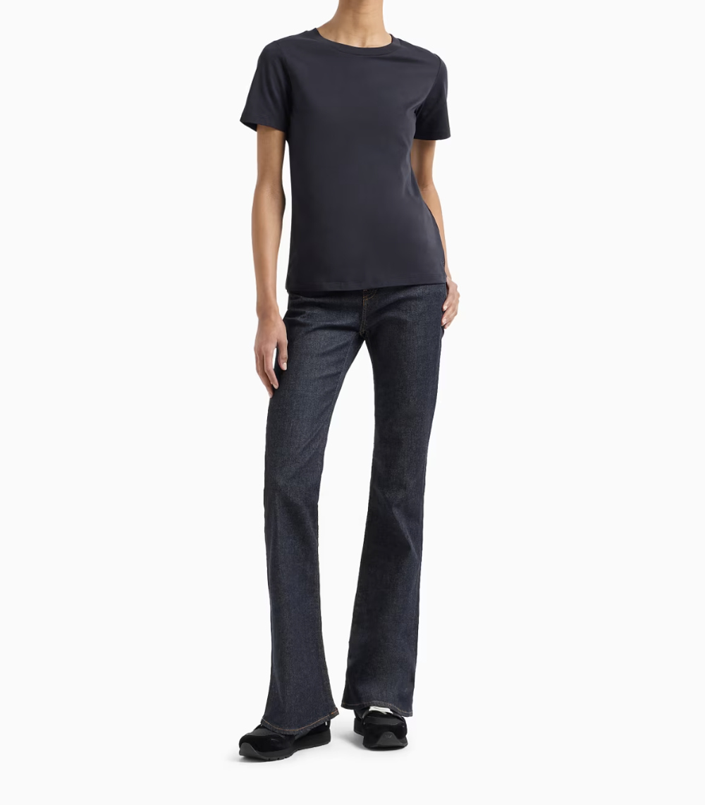 Женские джинсы Emporio Armani J47 Slim Fit из мерсеризованного денима