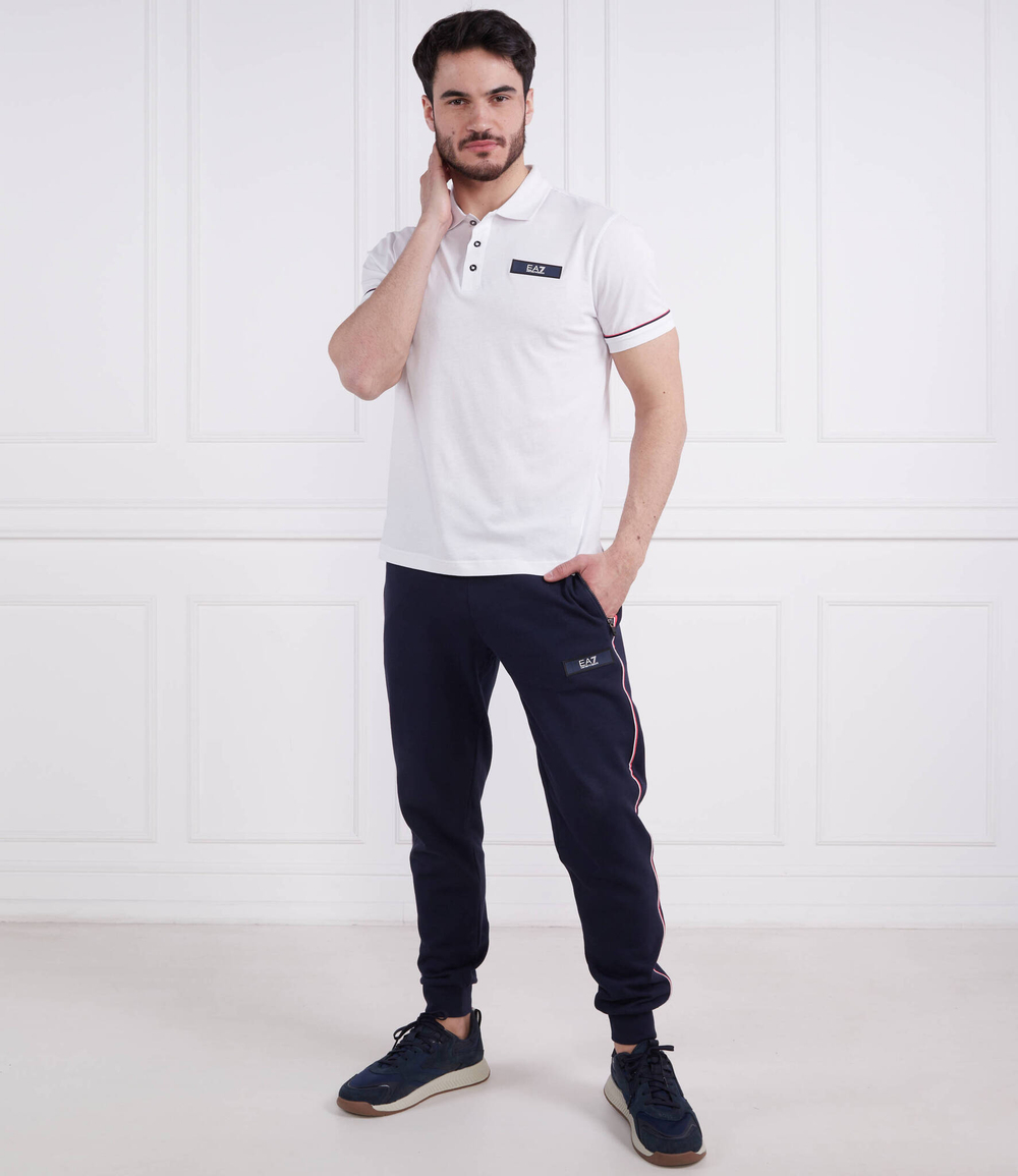 Поло EA7 - белый(3RPF02 PJM9Z)