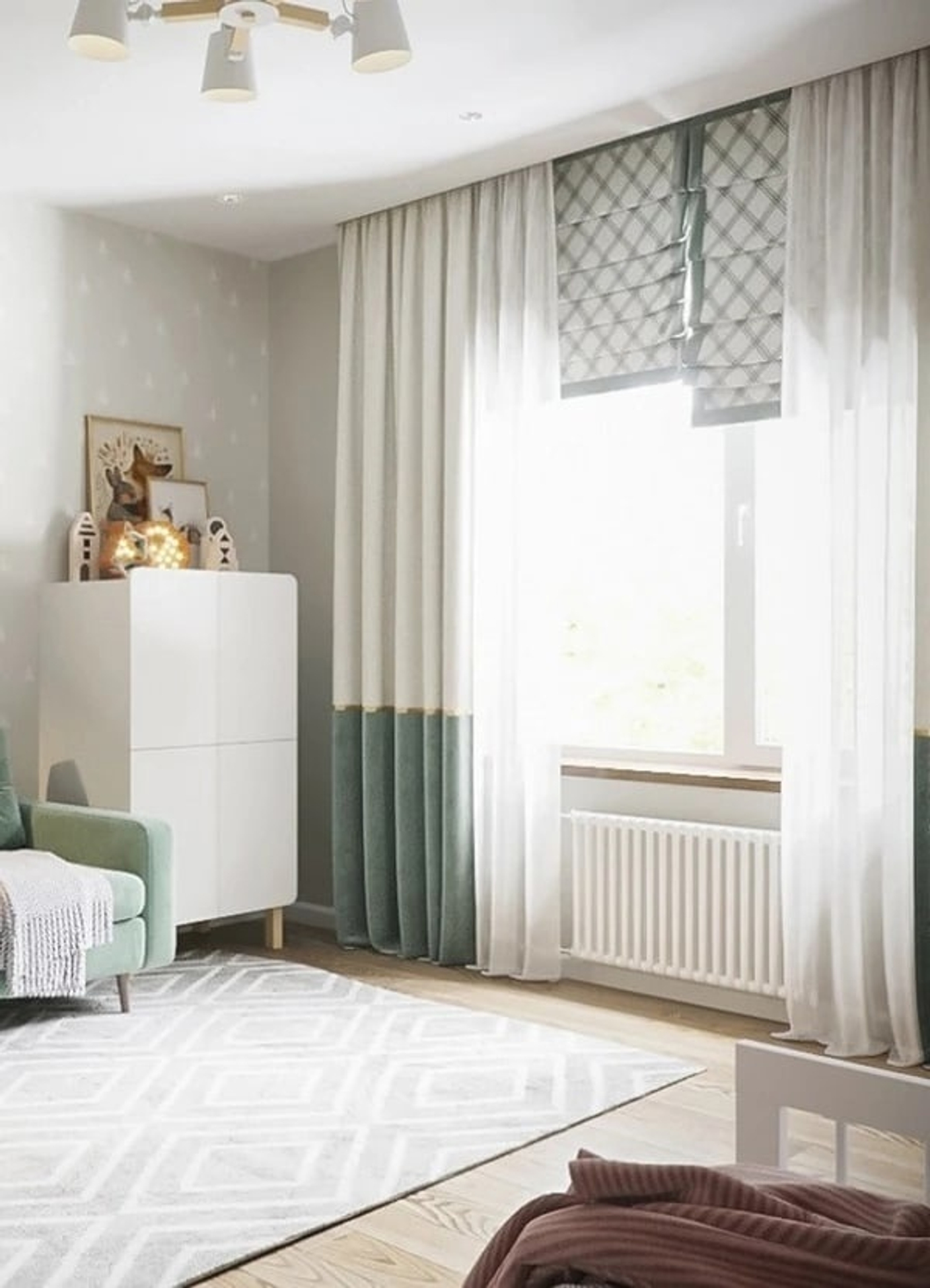 Двухцветная ткань