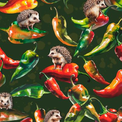 Перцы с ежами