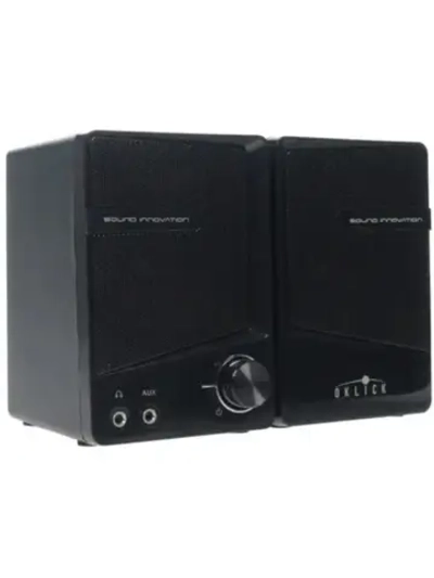 Колонки 2.0 OK-126 BLACK 3 Вт, питание от порта USB