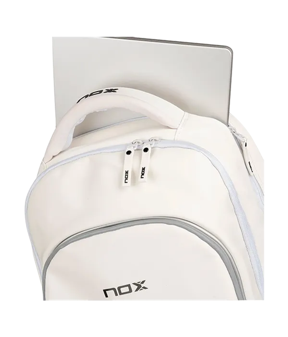 Рюкзак для падел NOX Pro Series White 2024 классический стиль