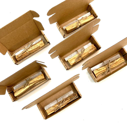 Набор с палочкой пало санто и селенитом