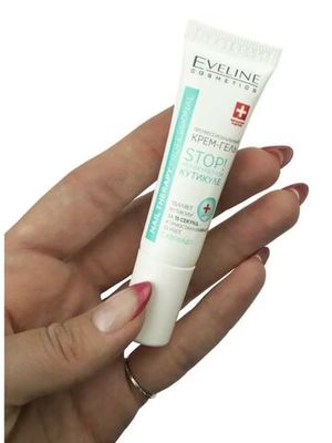 EVELINE STOP! НЕАККУРАТНОЙ КУТИКУЛЕ - ПРОФЕССИОНАЛЬНЫЙ КРЕМ-ГЕЛЬ С АВОКАДО серии NAIL THERAPY PROFESSIONAL 12 мл.