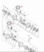 Кольца поршневые 0.5 Yamaha VK540 8R6116012000