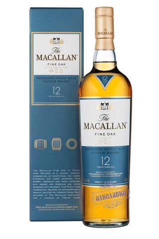 Макаллан Файн Оак. Шотландский виски, 12 лет выдержки, 0,7 л/Macallan Fine Oak. Scotch whiskey, 12 year-old, 0.7 l