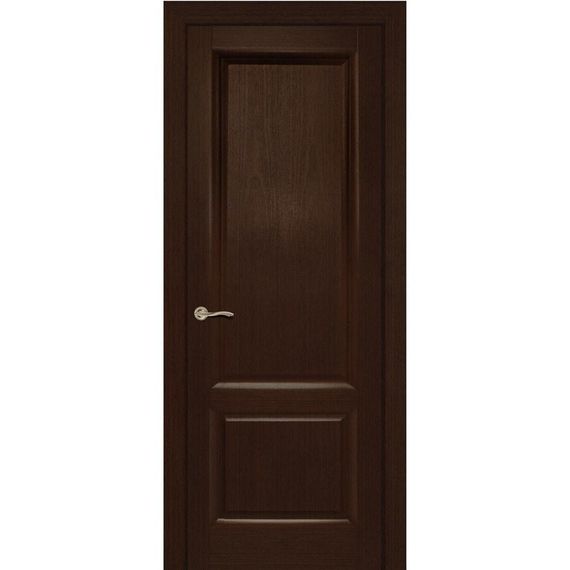 фотография межкомнатной ульяновской двери Малахит 1 цвет венге без стекла