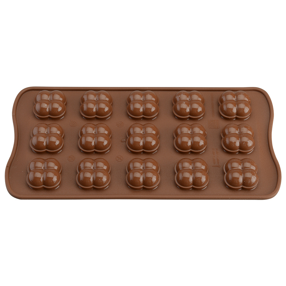 Форма силиконовая для приготовления конфет choco game, 11х24 см