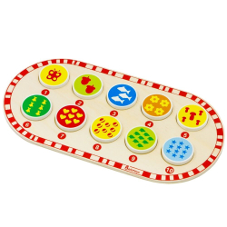 Пазл"Цифры", развивающая игрушка для детей, обучающая игра из дерева