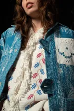 Куртка Soeurs Цвета Морской Волны / Sea Wave синяя