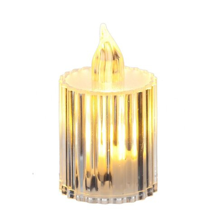 GAEM Изделие декоративное "Свеча" (подсветка, 3xLR54) (блок 24шт), D 3.5 см, L3,5 W3,5 H6,5 см