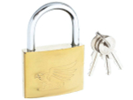 Замок навесной 60мм FALCO золото