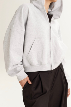 ZIP-HOODIE SDW Uniform - Grey Melange