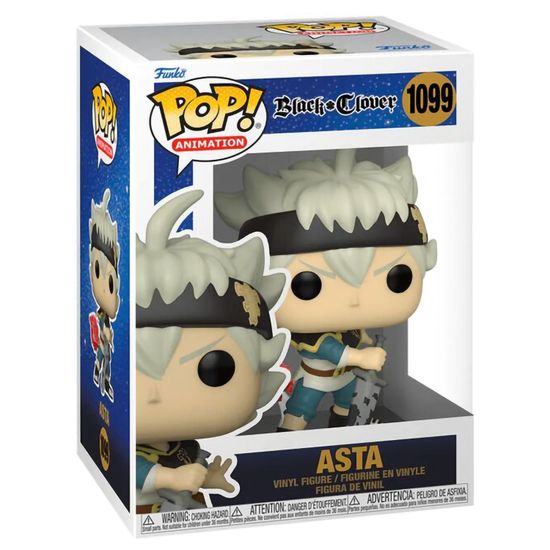 Фигурка Funko POP! Animation Black Clover Asta (1099) 59239 / Фигурка Фанко ПОП! по мотивам аниме "Чёрный клевер", Аста