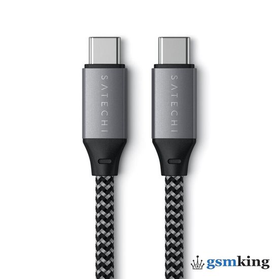Satechi USB-C to USB-C 100W Charging 2 meters Cable Space Gray ST-TCC2MM