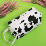 Косметичка прямоугольная «Premium style», цвет белый/черный , 20*11*8см