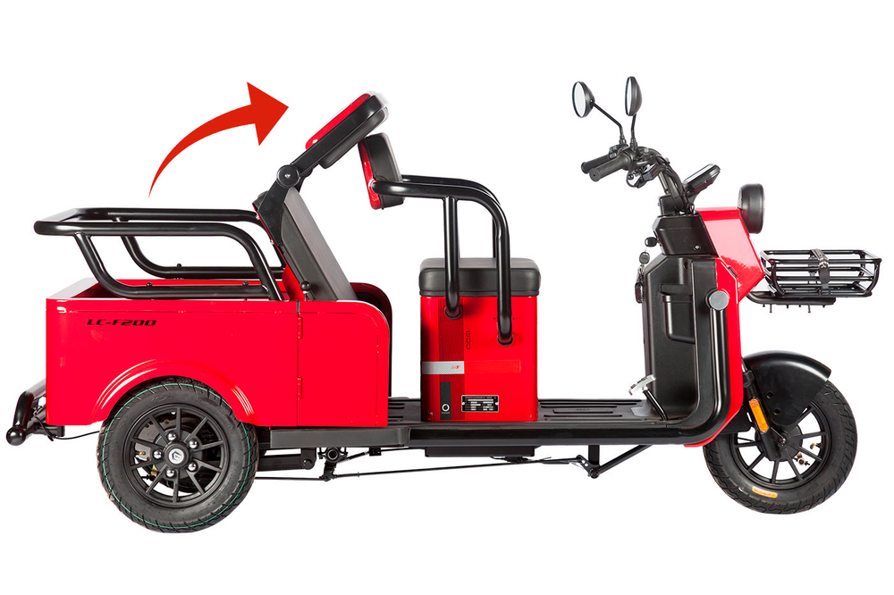 Электротрицикл Wanshida LC-F200 (1000Вт, 60B)