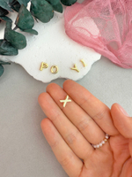 Набор букв "POXYI" позолота 14к, 9 мм, 5 штук