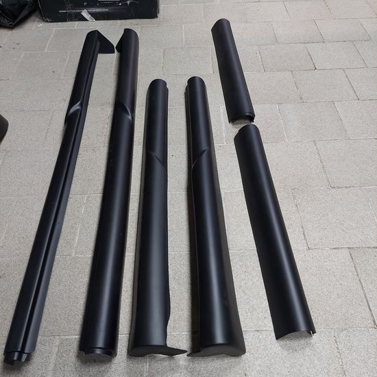 Накладки на пороги ABT для VW T5 2003-2015