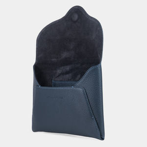 Сумка-клатч Florette из кожи теленка, синего цвета