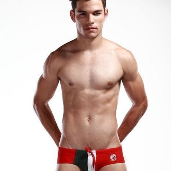 Мужские плавки брифы красные Seobean Mens Swim Brief