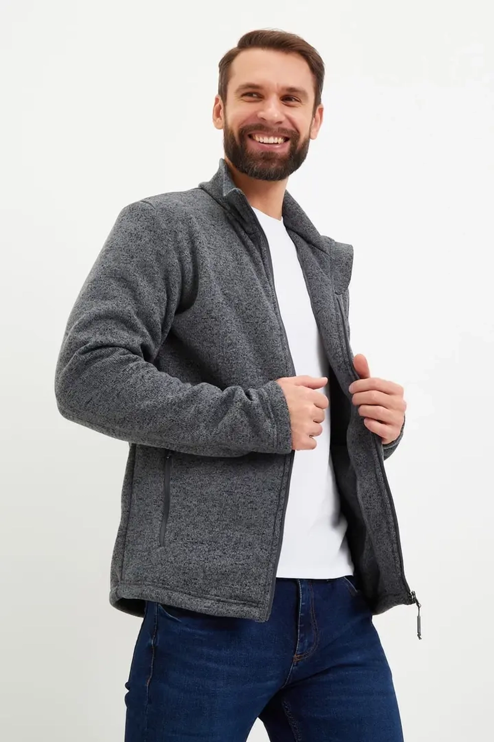 ДЖЕМПЕР ФЛИСОВЫЙ STAYER МУЖСКОЙ 24-71401