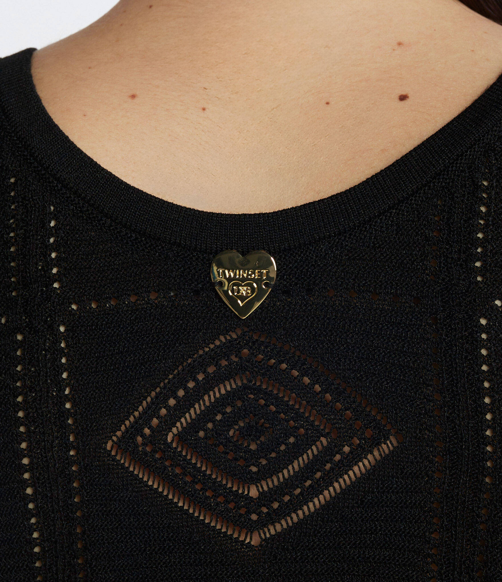 Платье + подкладка Twinset U&amp;B - черный(241LB3BBB)