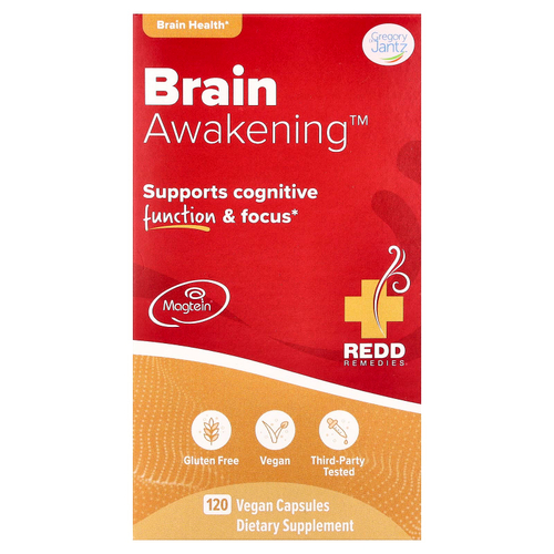 Redd Remedies, Brain Awakening™, 120 веганских капсул