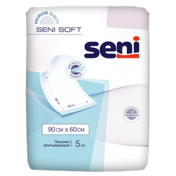Пеленки впитывающие SENI SOFT 60*90, 5 шт.