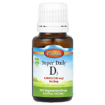 Carlson, Super Daily® D3, 100 мкг (4000 МЕ), 10,3 мл (0,35 жидк. Унции)